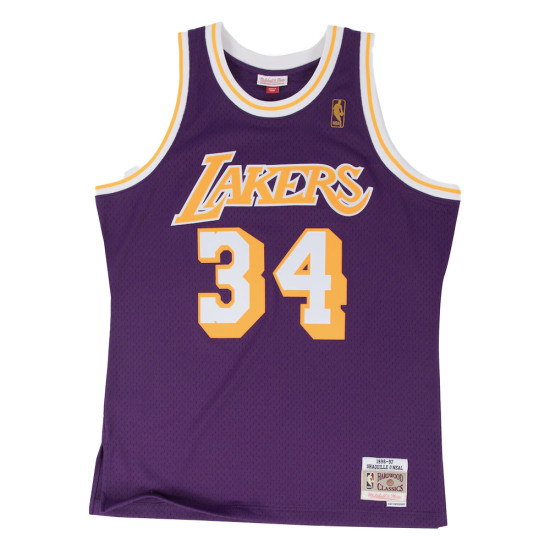 Mitchell & Ness Ανδρική φανέλα Shaquille O'Neal Los Angeles Lakers 1996-97 Swingman Player Jersey